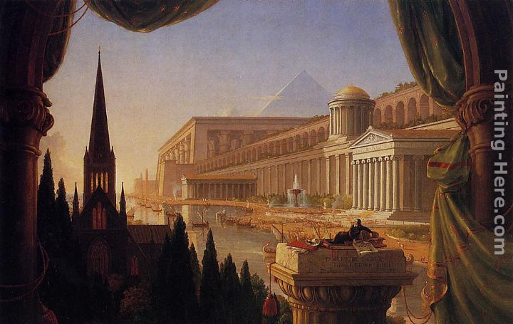 The Architect's Dream painting - Thomas Cole The Architect's Dream art painting